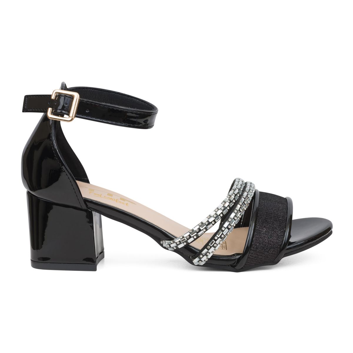 TTP - Patent Ankle Strap Block Heel Sandals XB23632 | Shop Today. Get ...