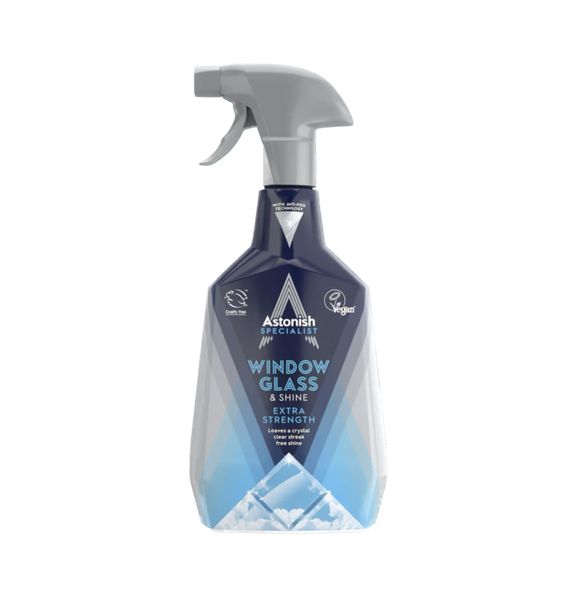 Astonish Extra Strength Window Glass &amp; Shine Cleaner Spray 750ml