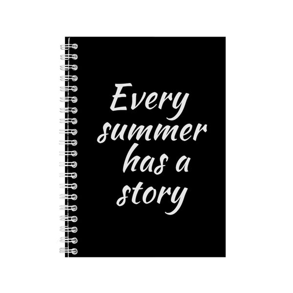 Summer A5 Notebook Spiral Lined Motivational Saying Graphic Notepad Gift187