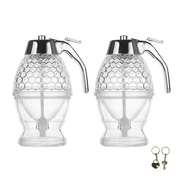2 Pieces Honey Press Separator Honey Jar