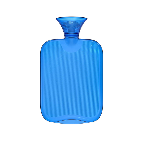 Transparent Rubber Water Bottle For Hot &amp; Cold Compress - Purple