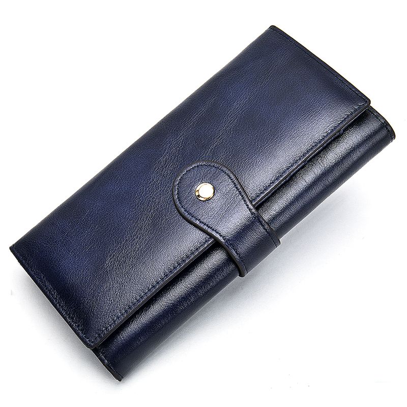 Women's Genuine Leather Clutch Wallet with Card Holder Organizer Ideal ...
