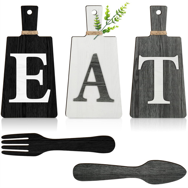 Cutting Board Eat Sign Set B