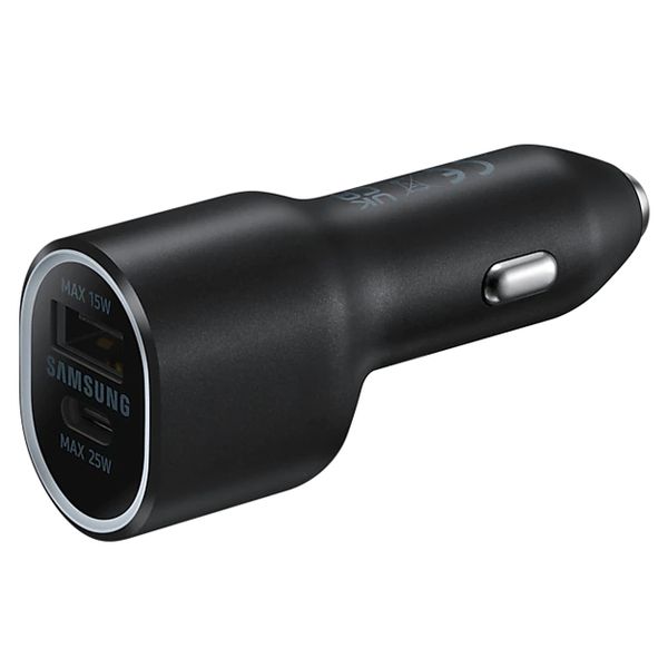Samsung Original Car Charger Duo 40W (Dual Port) - Black
