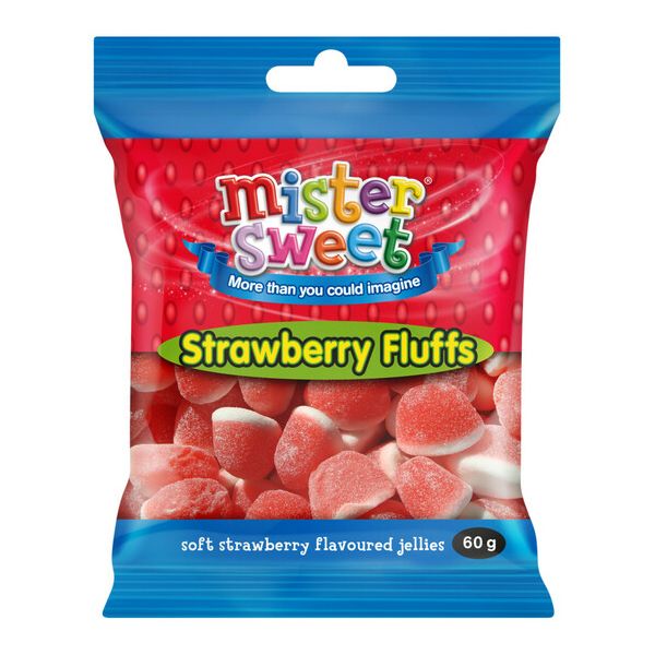 Mister Sweet Strawberry Fluff – 24 x 60g