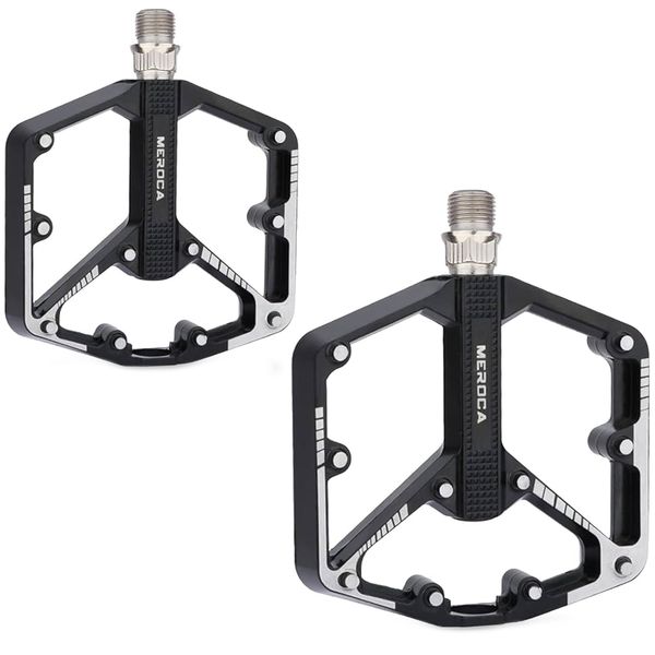 MEROCA Aluminium XL Mountain Bike Pedal (DU + Bearing)