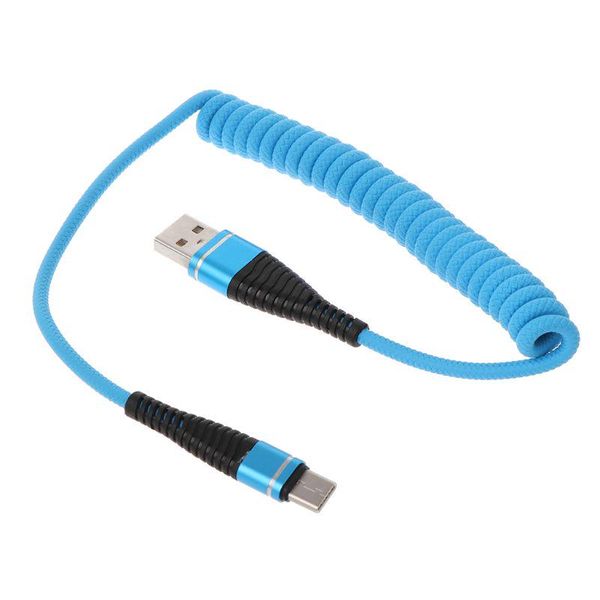 Micro Spring Durable Cord Data Fast Charging Cable