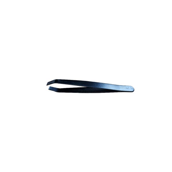 Steel Eyebrow Tweezer Black