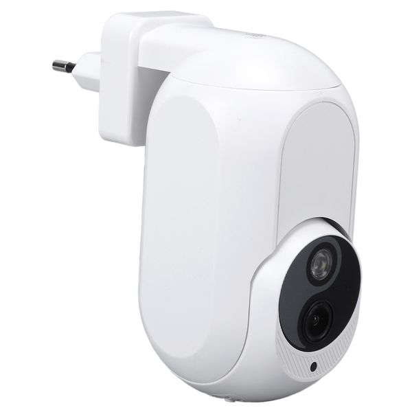 1080P Plug-in Security Camera Color Night Vision Pan-Tilt