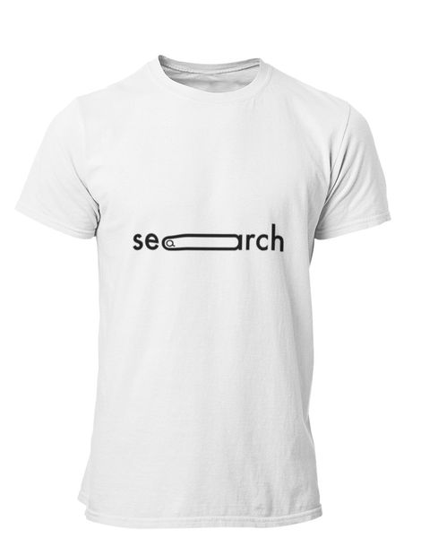 PepperSt Mens White T-Shirt - Search