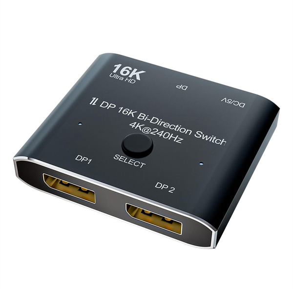 Dp16K Switch Bi-Direction 8K@120Hz 4K@240Hz Splitter Converter
