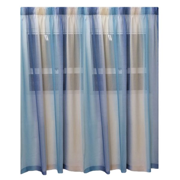Gradient Blue Voile - Taped image