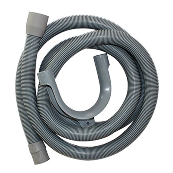 2.0M Crush Proof Washing Machine/Dishwasher Drain Hose 22mm/90Degree End