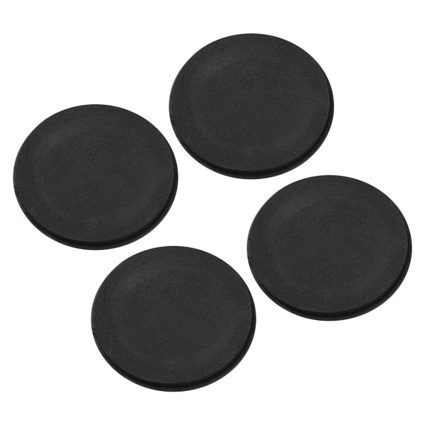 4 Pieces Piano Caster Cups, Solid Wood, Anti-Slip EVA