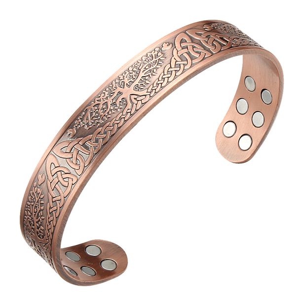 Life Tree Energy Pure Copper Magnet Bracelet