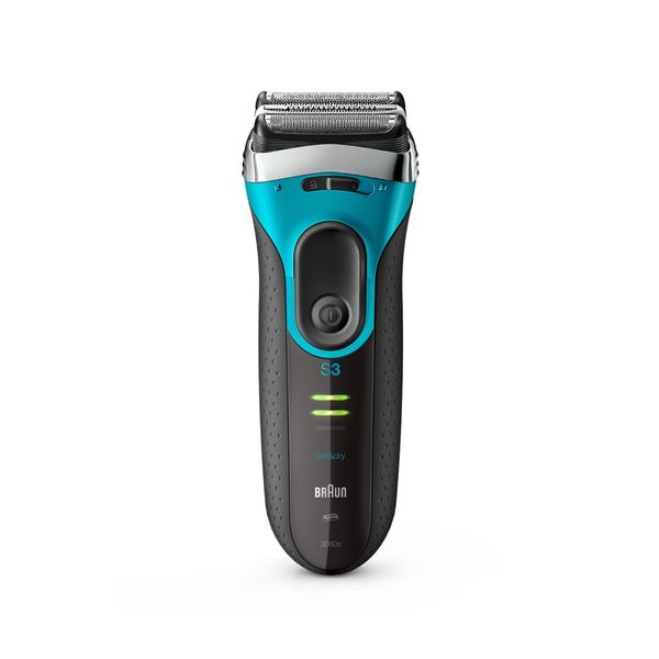 Braun Series 3 ProSkin Electric Shaver 3080s (Black/Blue)