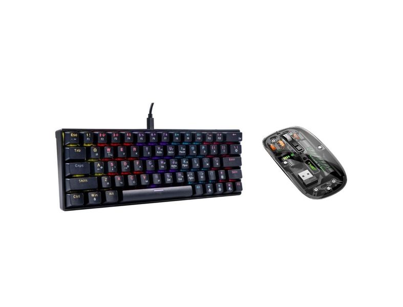 T-Wolf T60 RGB Gaming Keyboard &amp; X11 Optical Gaming Mouse Combo|Colour Vary