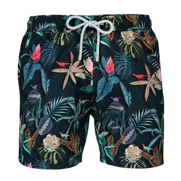 john frank Men Grey Swim Shorts