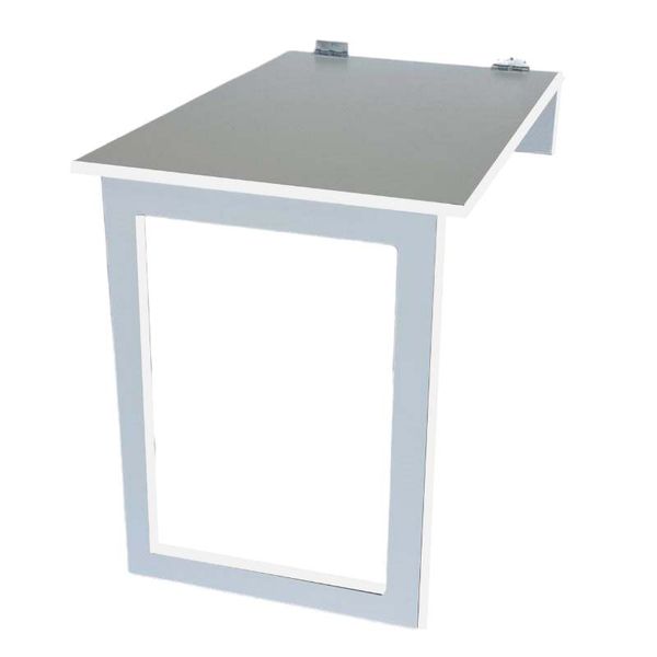 Fold Up Wall Mounted Desk &amp; Mirror 100x60cm