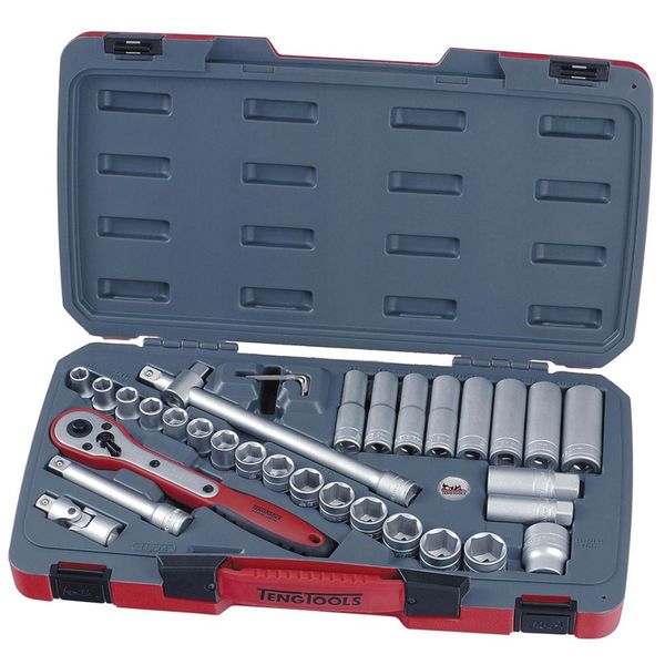 TengTools - Socket Set 1/2 34Piece - T1234