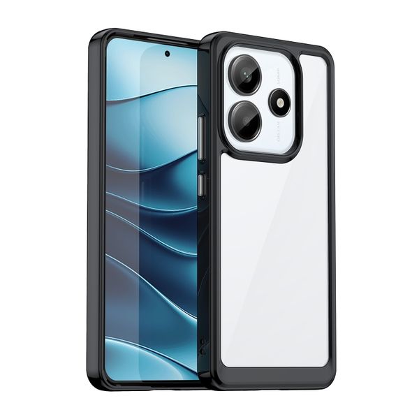 TEKRON Case Compatible: Redmi Note 14 (5G)_ Hybrid Slimfit Candy Clear Case