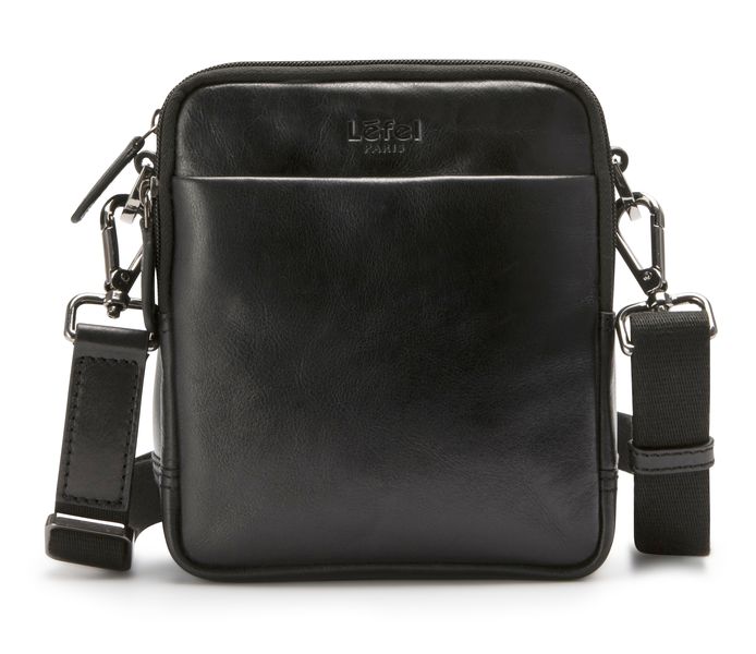 Lefel Martina Cowhide Leather Double Zip Sling Bag