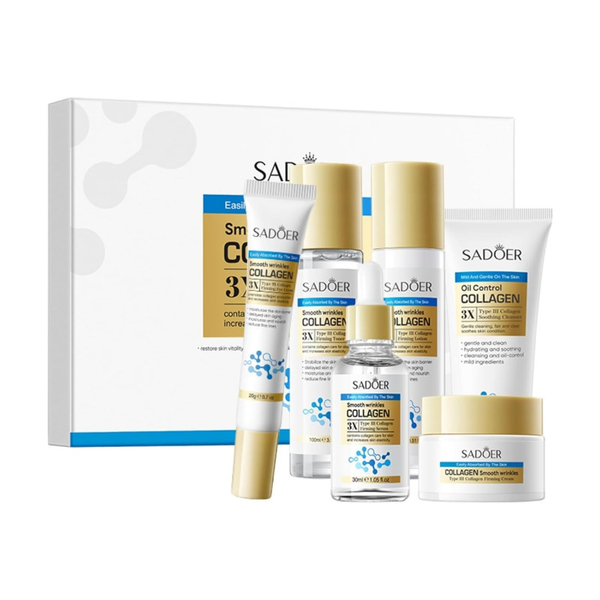 SADOER 3X Collagen Smooth Wrinkles Firming Set - 6-Piece Collection