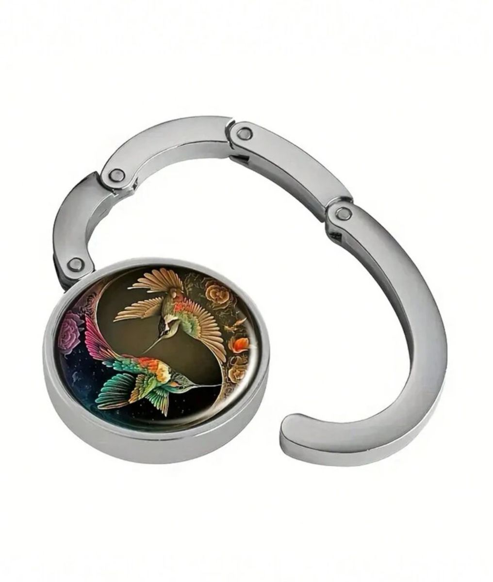 Patterned Handbag Hook Accessory for Table