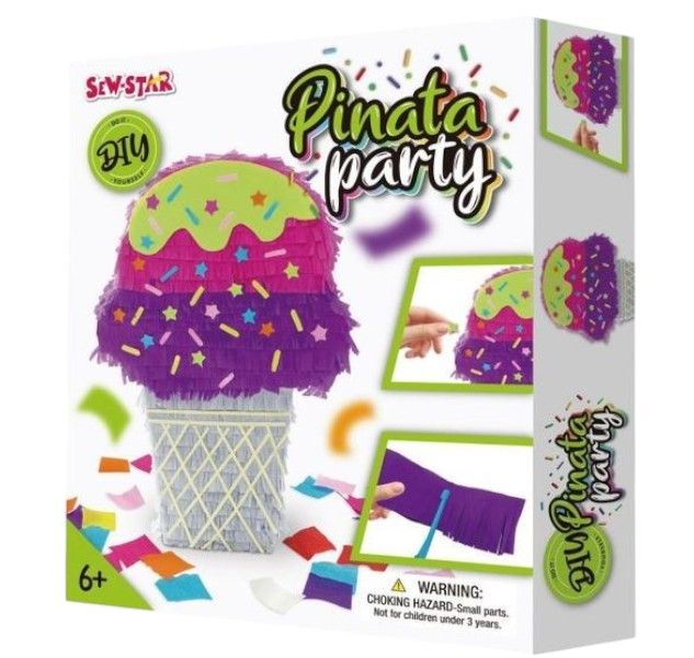 Sew-Star Make Your Own Pinata Party DIY - Ice-Cream Shape