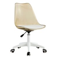 Clear gold desk online chair