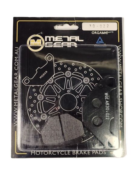 Metal Gear Brake Pads Organic 30-022 (FA67)