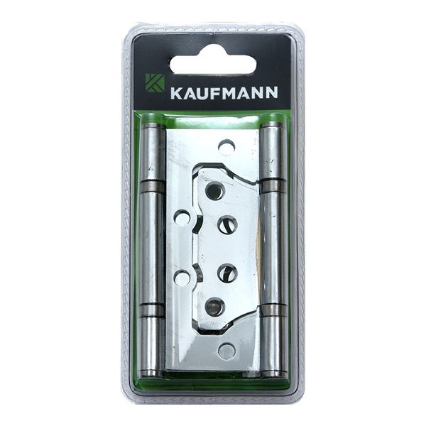 Kaufmann Flush Hinge Steel 100mm Chrome Plated (Pair)