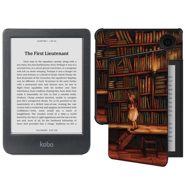 Kobo Clara BW 6" eReader With Cover - Library