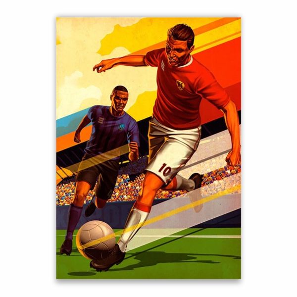 Football Match Poster - A1