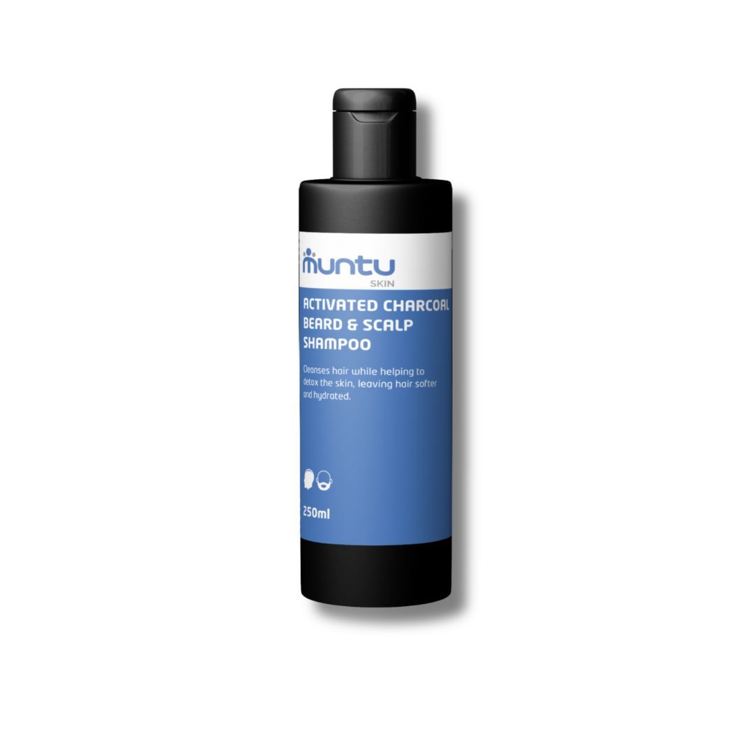 Muntu Skin Beard & Scalp Activated Charcoal Shampoo