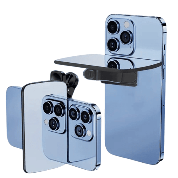 Adjustable Smartphone Camera Mirror Reflection Clip