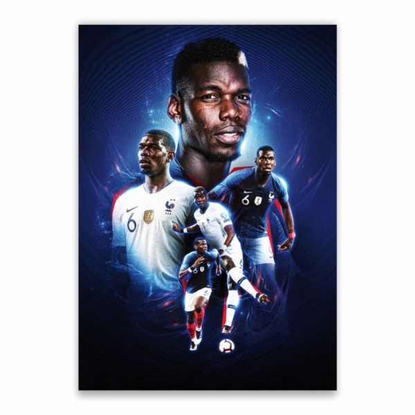 Paul Pogba Collage France Poster - A1