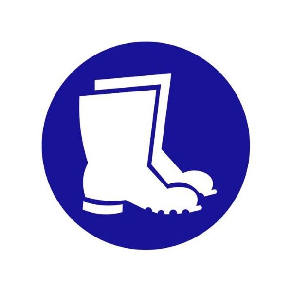 Foot &amp; Leg Protection Sign 290 x 290mm