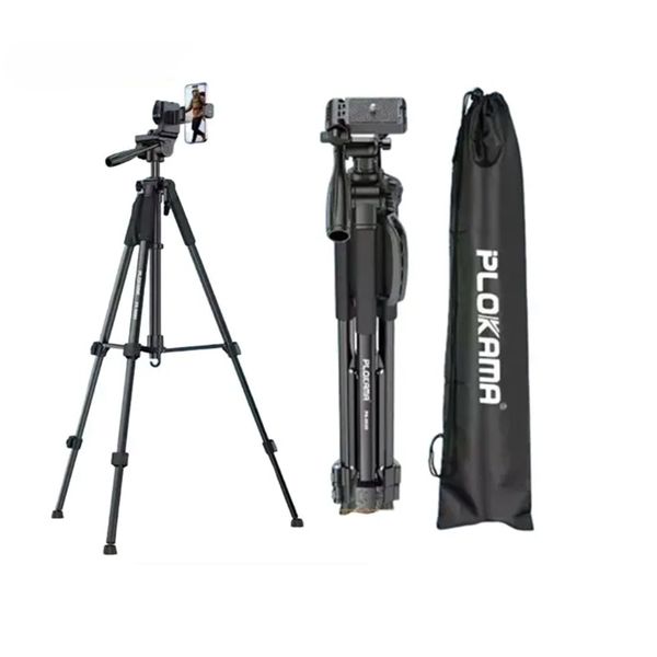 Plokama PK-9930 Lightweight Tripod Stand 1.5m For Camera &amp; Mobile Phones