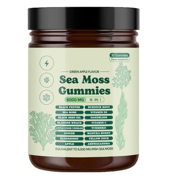 16 in 1 Sea Moss Gummies with Bladderwrack