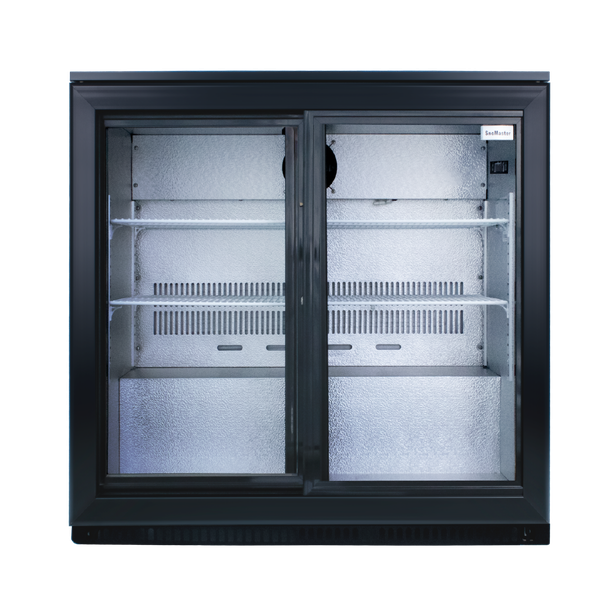 SnoMaster - 190L Sliding Door Under-Counter Beverage Cooler (DBQ-220LS-DIS)