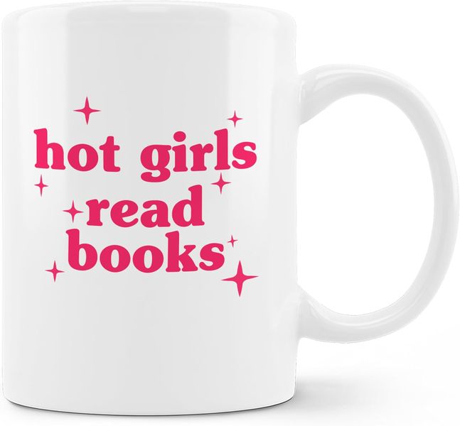 Hot Girls Read-Valentines-Mother's Day-Father's Day-Christmas Mug