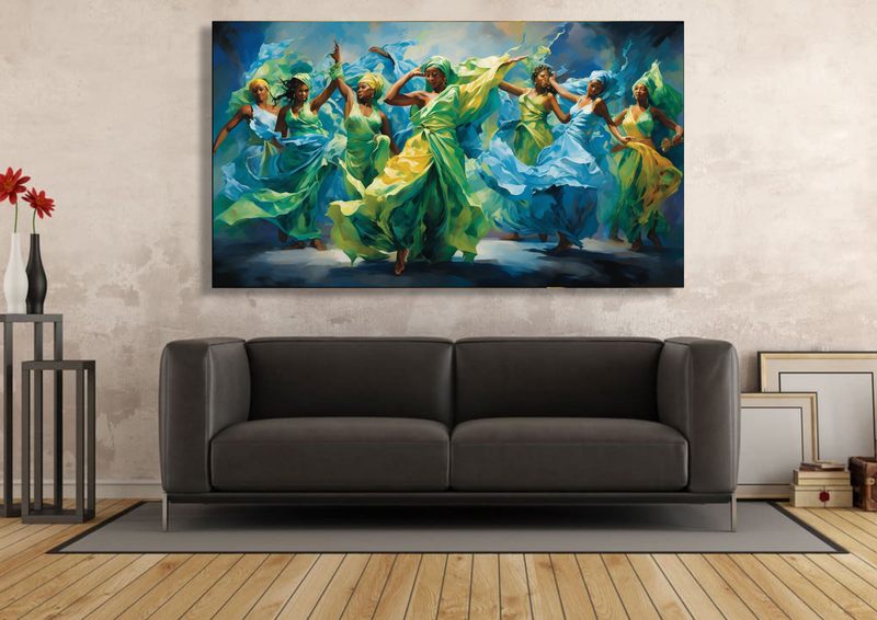 Canvas Wall Art - Hamony in Motion Abstract - IM1149
