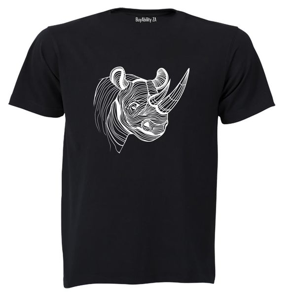 Rhino Illustration - Kids T-Shirt