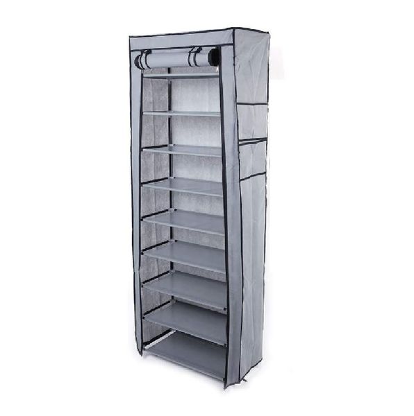 10 Layer Shoe Rack with Cover