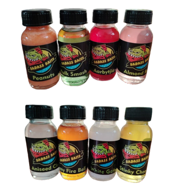 Badass Baits Fishing Muti/Dips - Mixed Pack 4 - Pack of 8