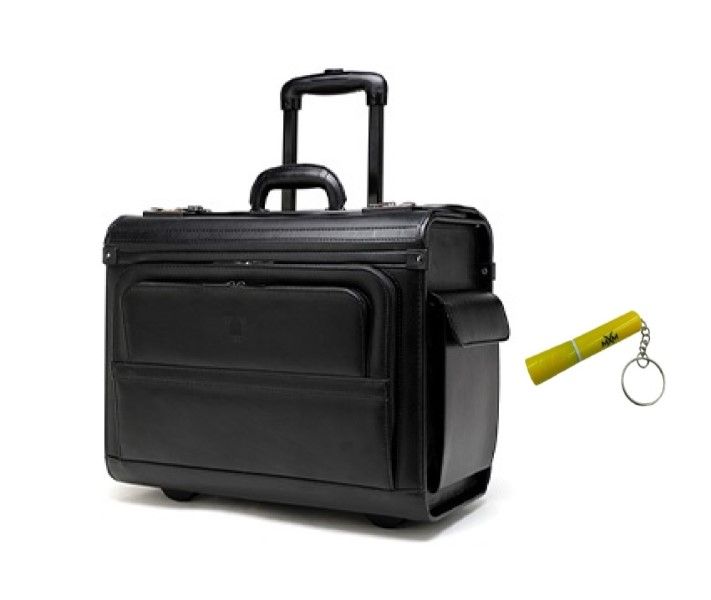 2-Wheel Pilot Case With MXM Flashlight Keyring