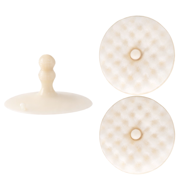 Silicone Scrub Brush with Suction Cup Double Cleaning Balls