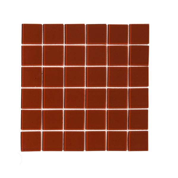 Decor Tiles - Cinnamon Flame Glass 48x48mm