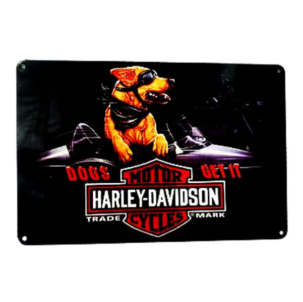 HARLEY DAVIDSON Vintage Style Metal Bar Sign for Cafe Bar Pub Wall Decor